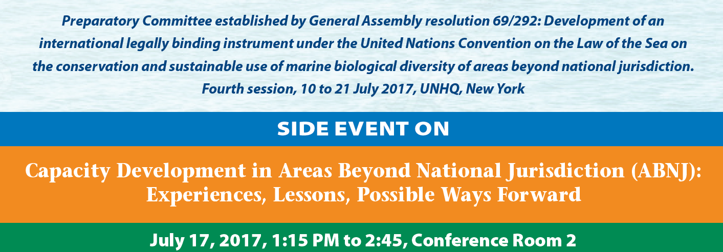 Side Event on Capacity Development in ABNJ at BBNJ PrepCom 4